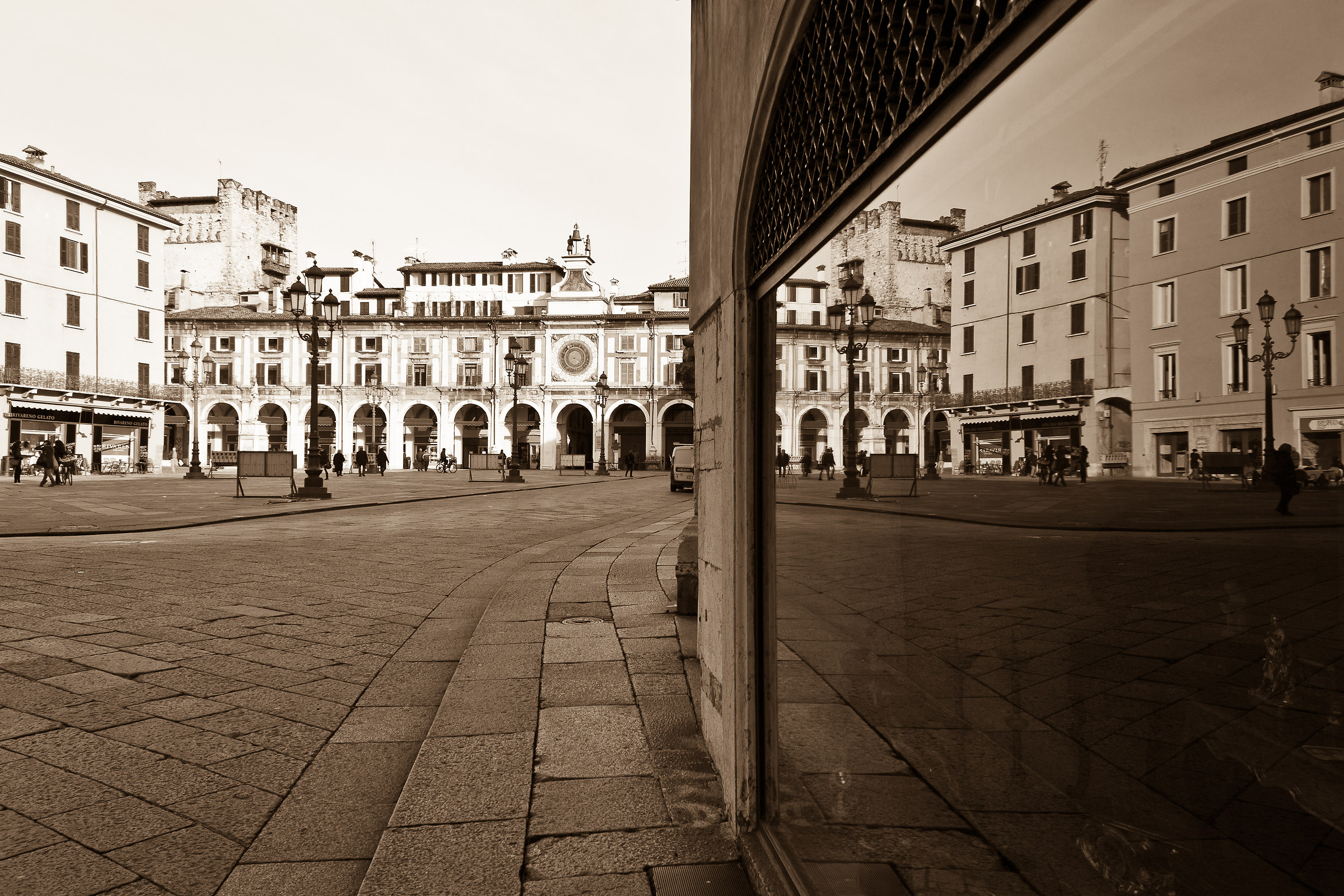 Reflections in the square