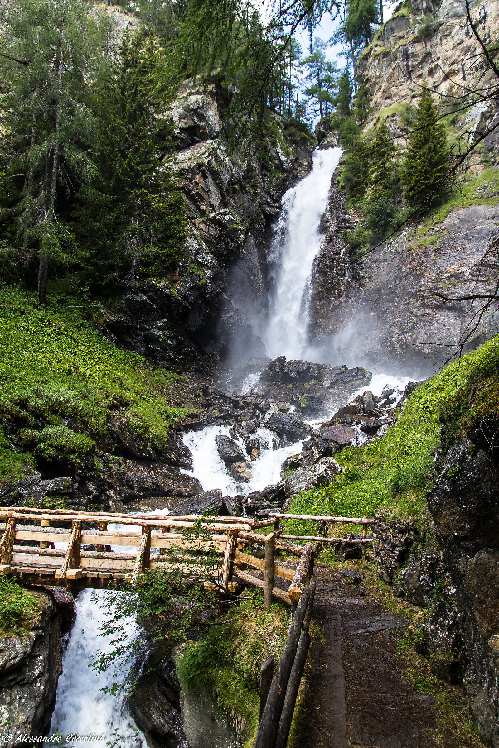 Cascate di Saent, secondo salto