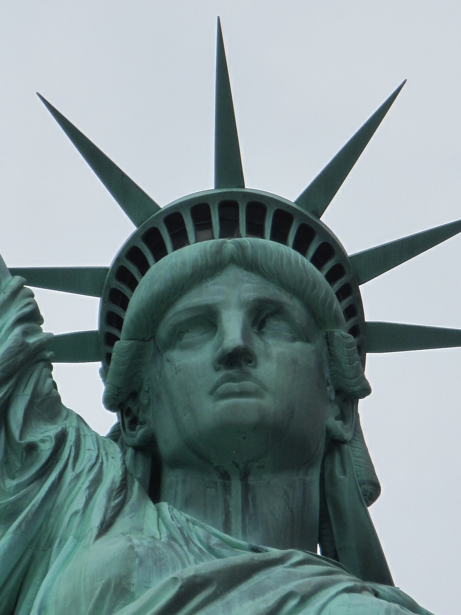 Viso statua della libertà
