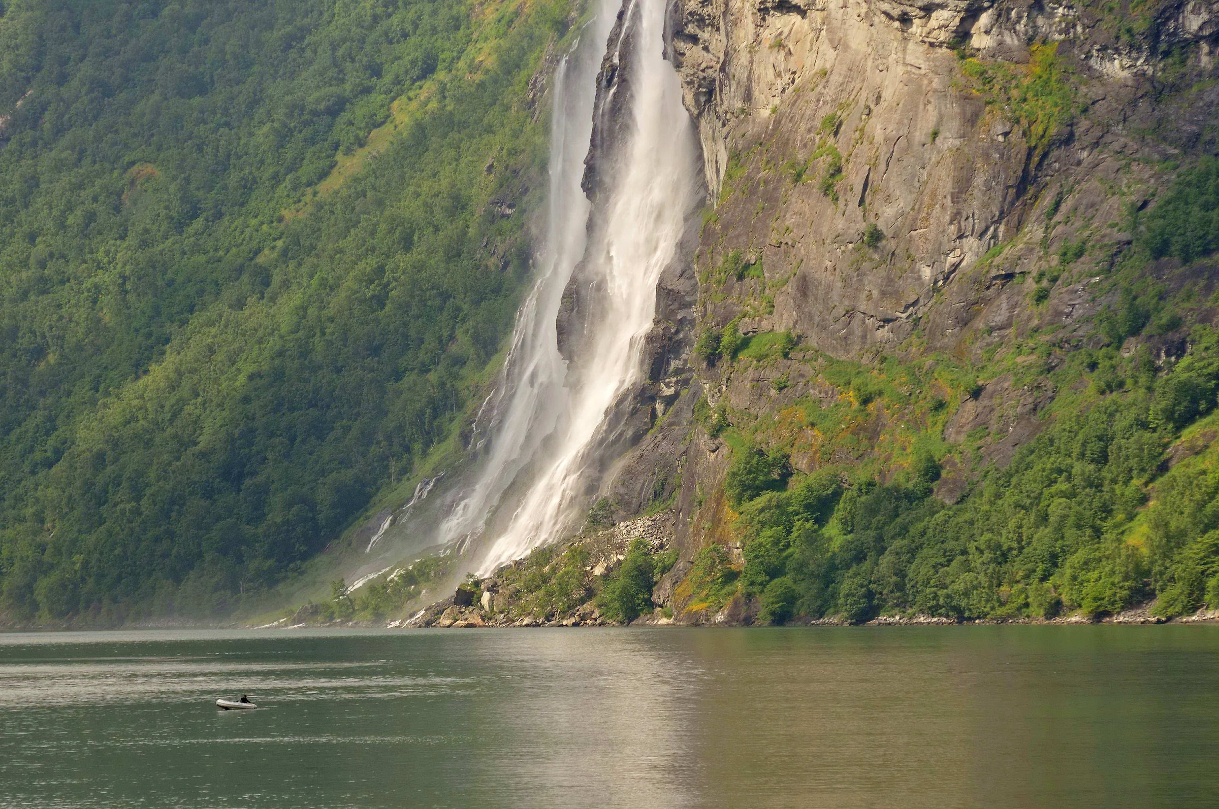 waterfall in the fjord
