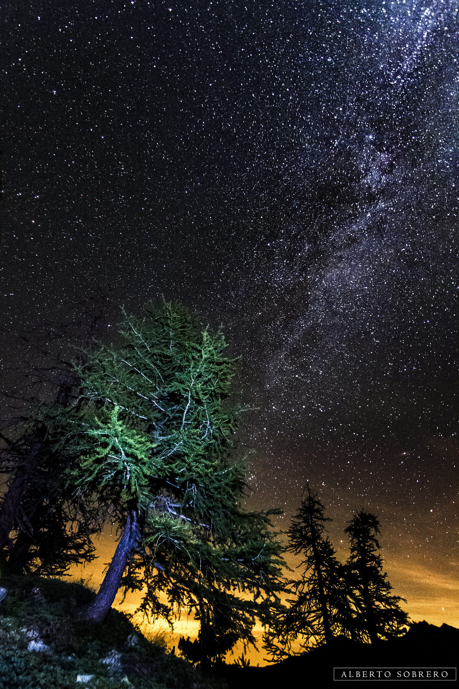 Via Lattea dal Lago Nero (Valle Stura) - 2