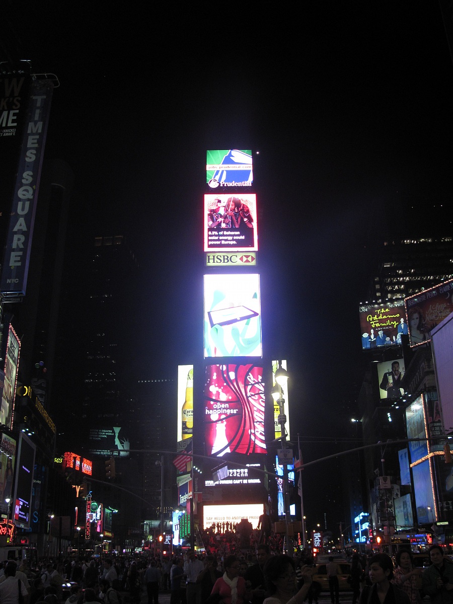 Times Square by night