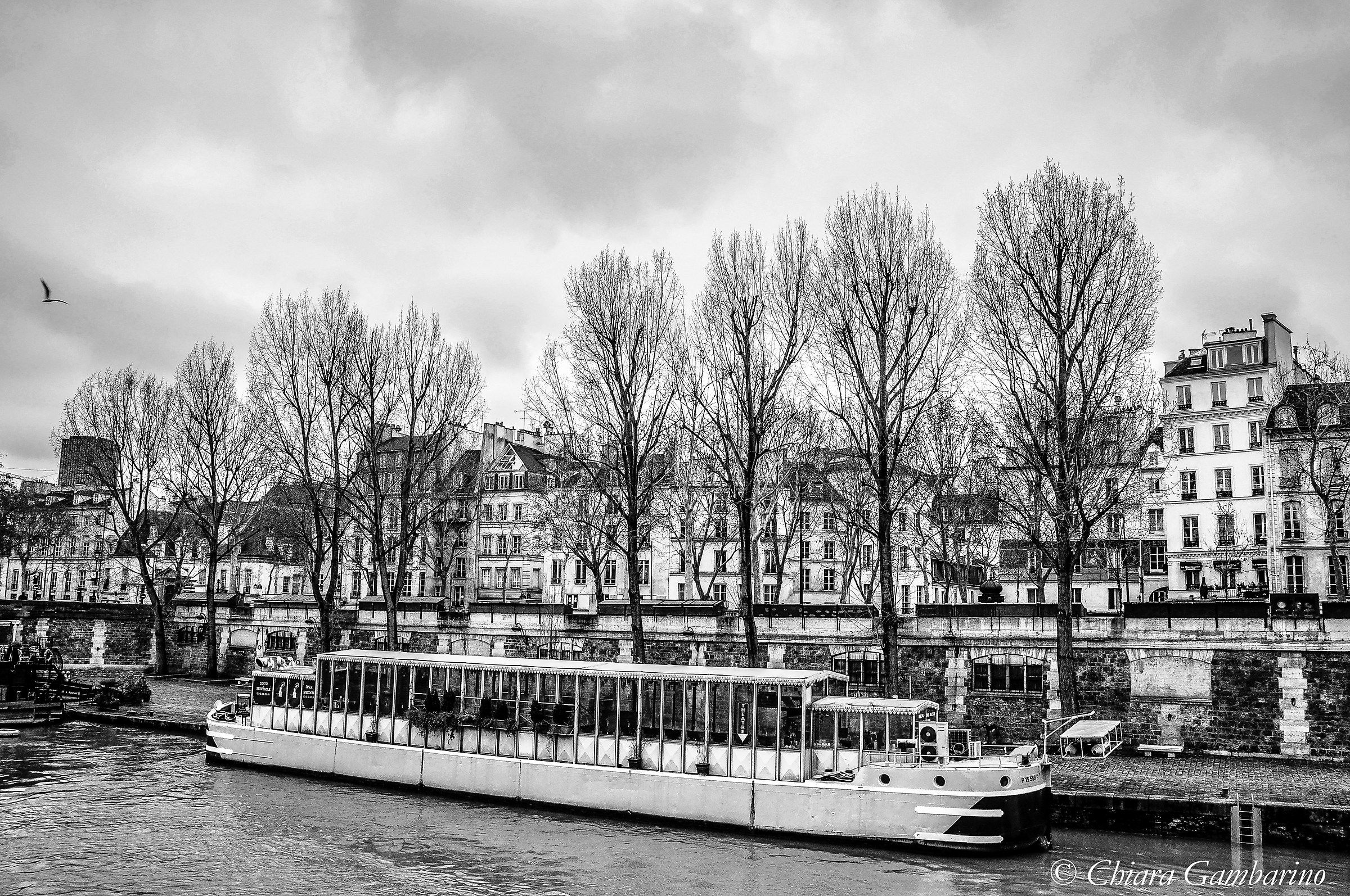 Boat on the Seine