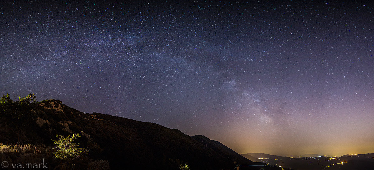 Via Lattea, da Cervara di Roma