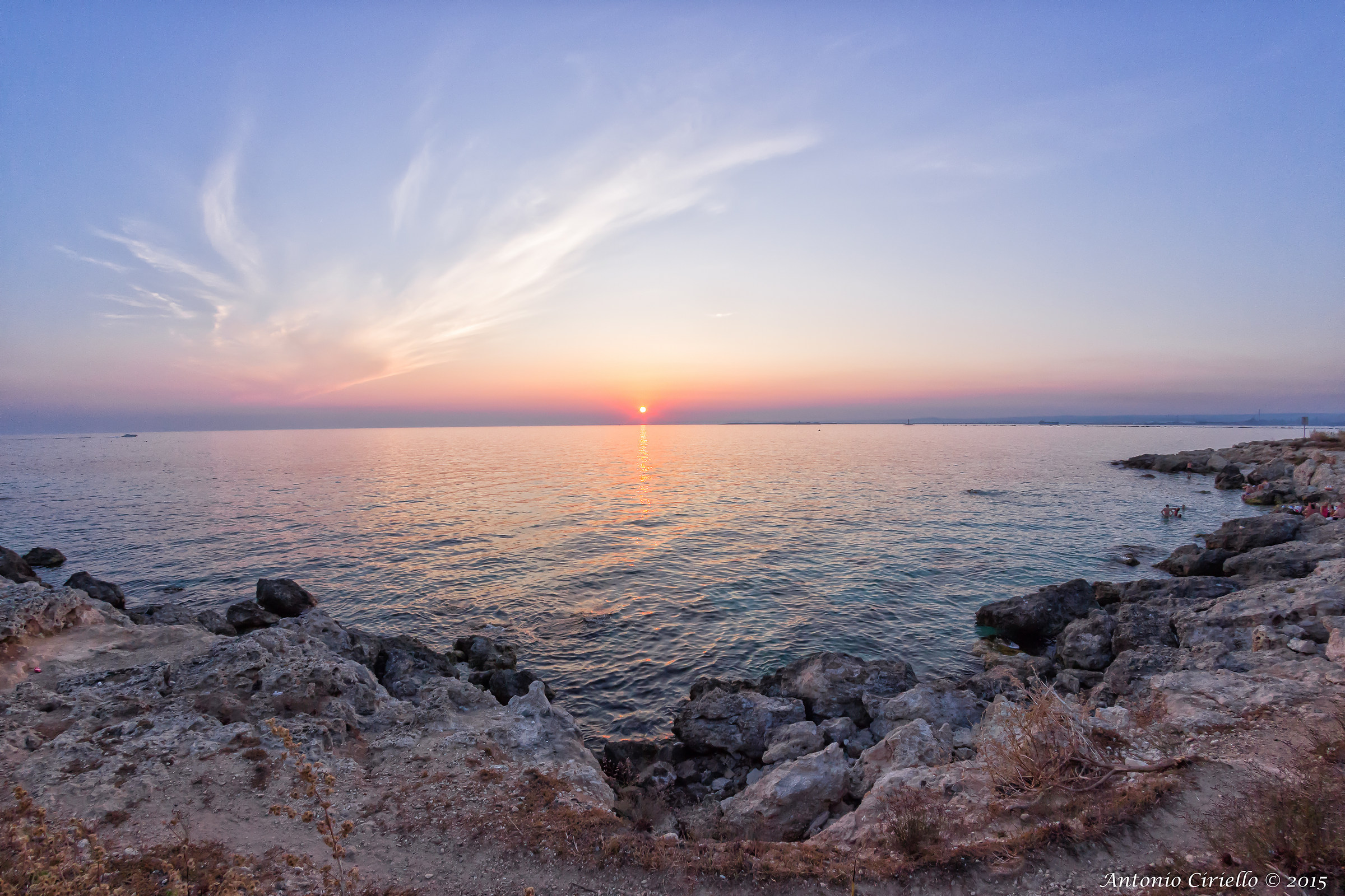 Umido Tramonto estivo