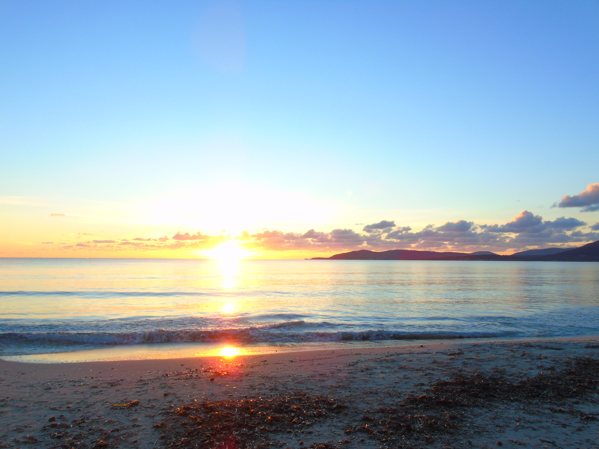 tramonto sul mare...alba sulla sabbia