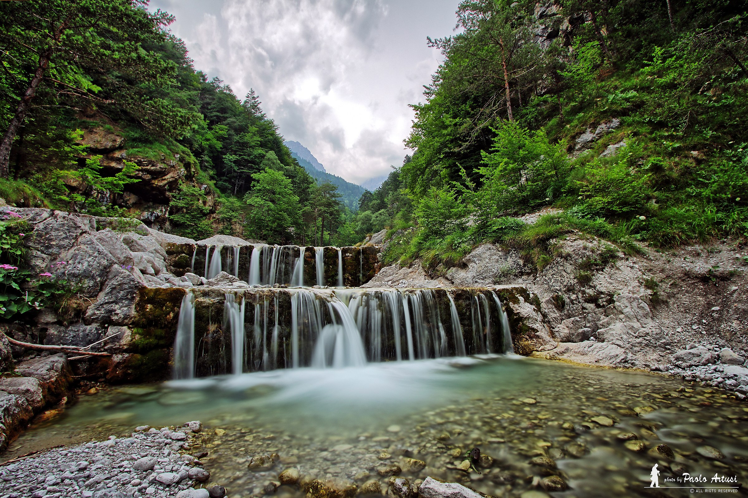 Waterfall in the cool.