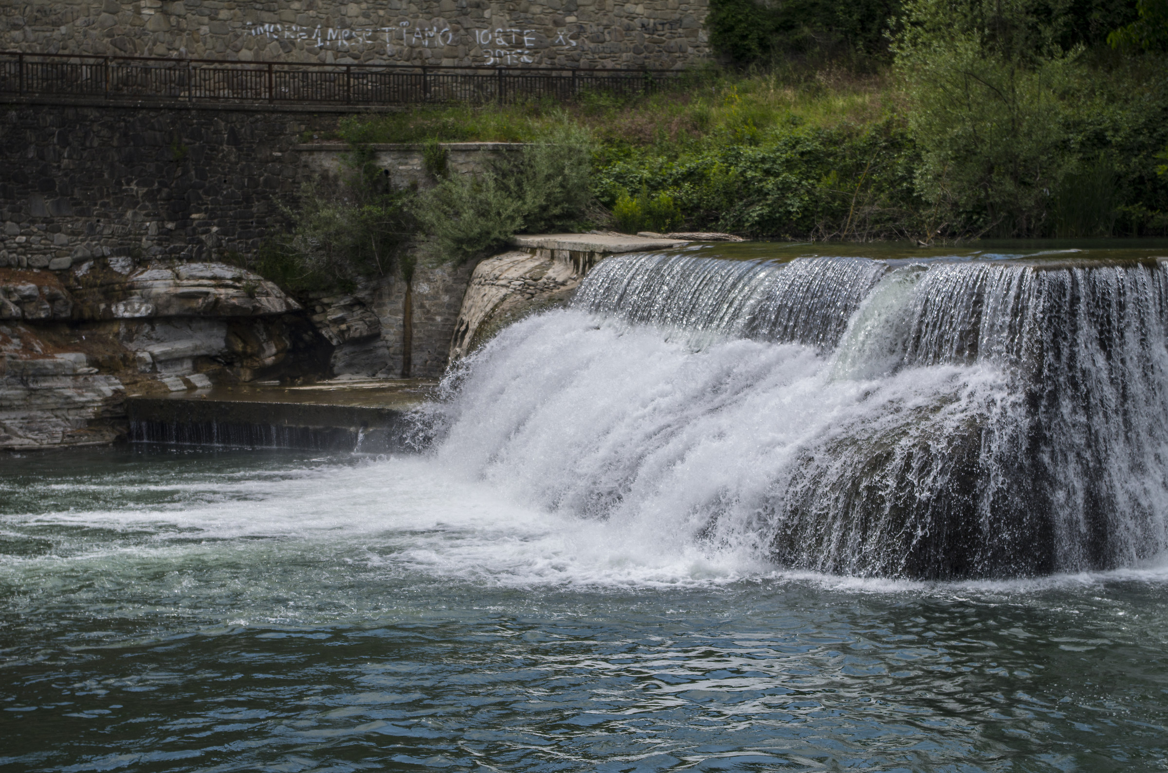 Waterfall detail of Subbiano