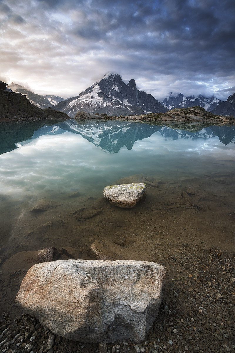 Prime ore del mattino al Lac Blanc