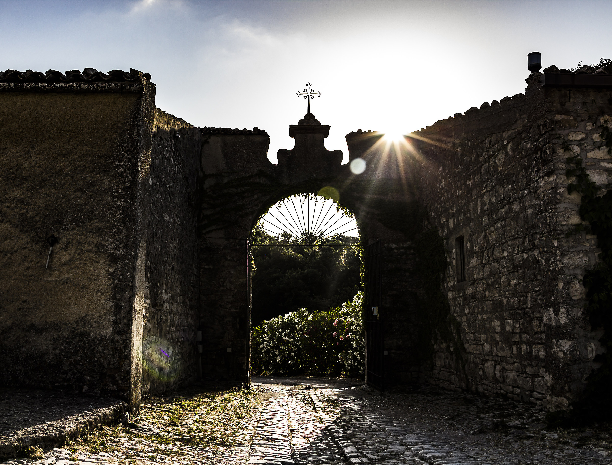 Abbey entrance Santa Maria del Bosco