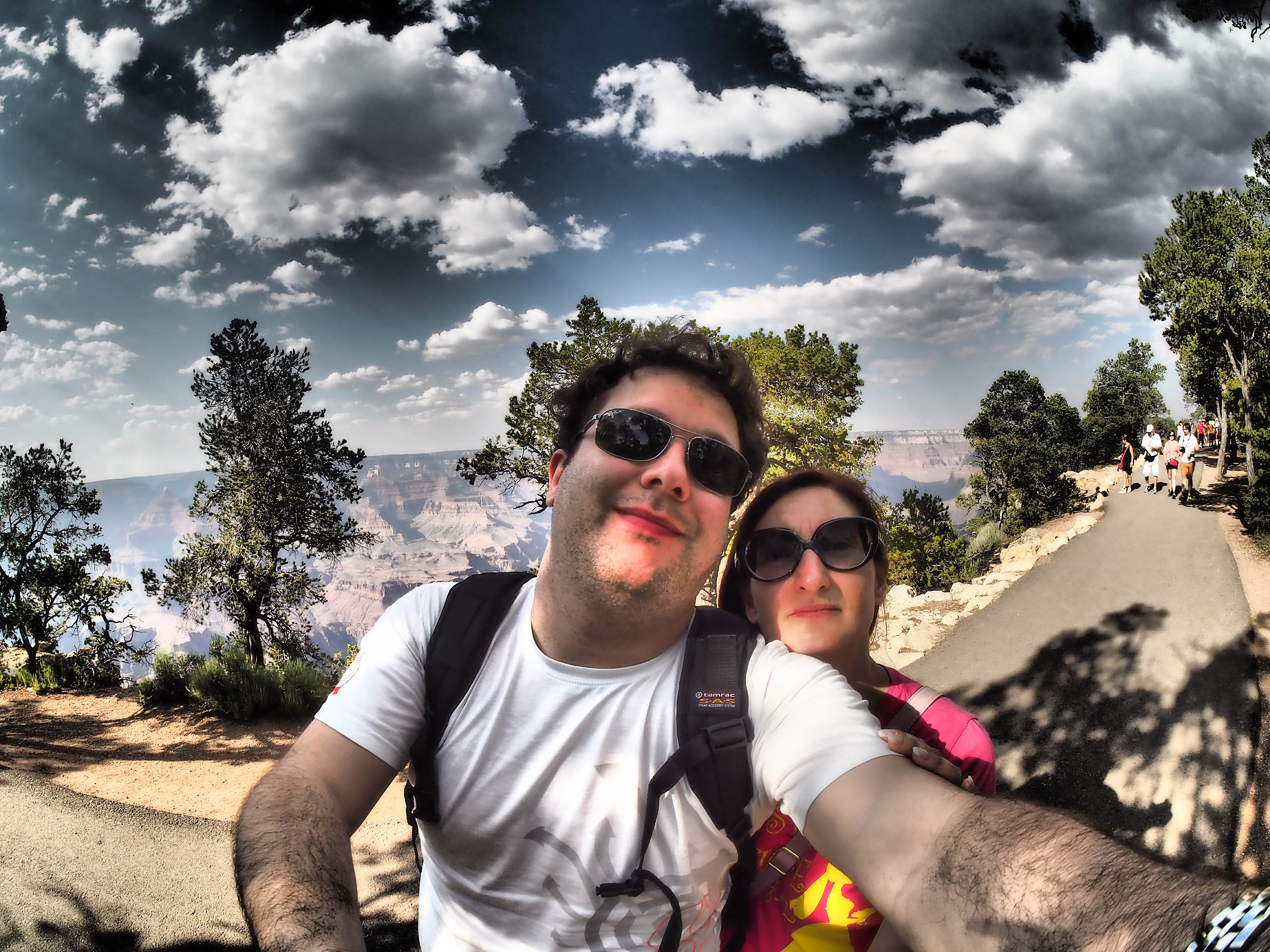 Viaggio di nozze selfie