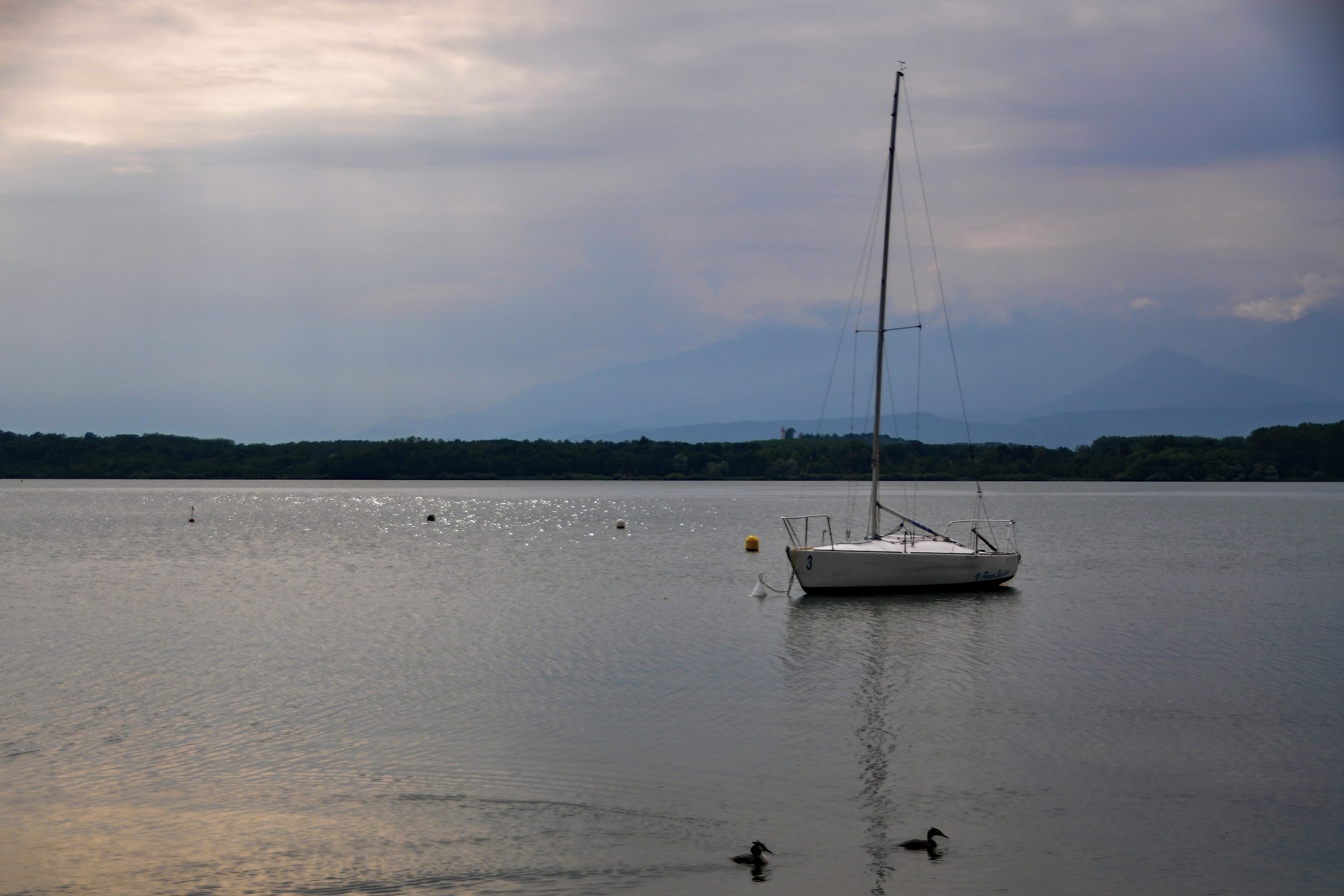 The calm of the evening