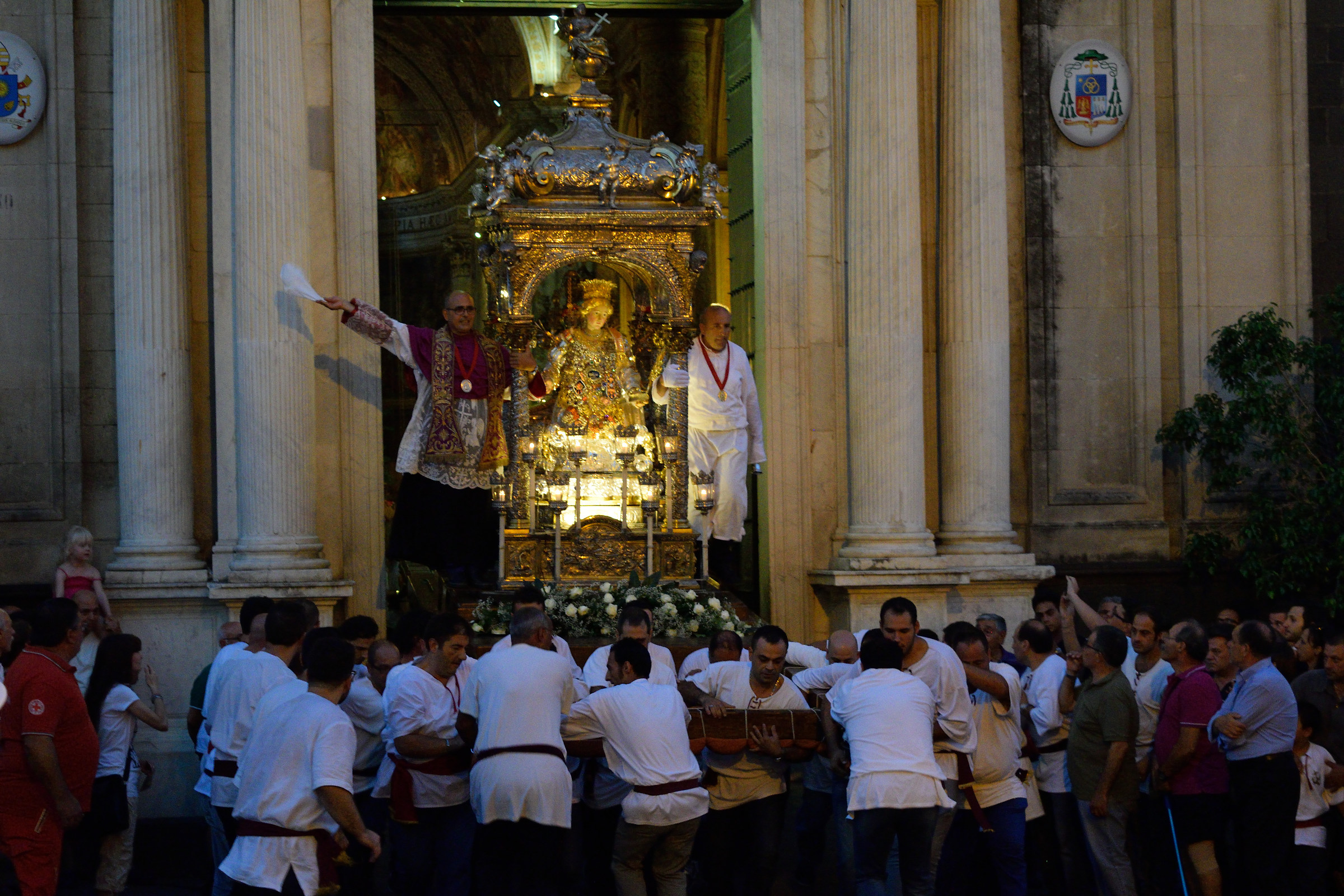 Acireale, l'uscita della Santa