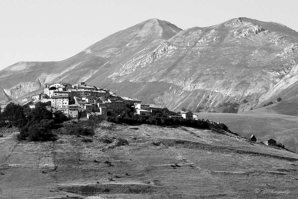 Unusually in Castelluccio