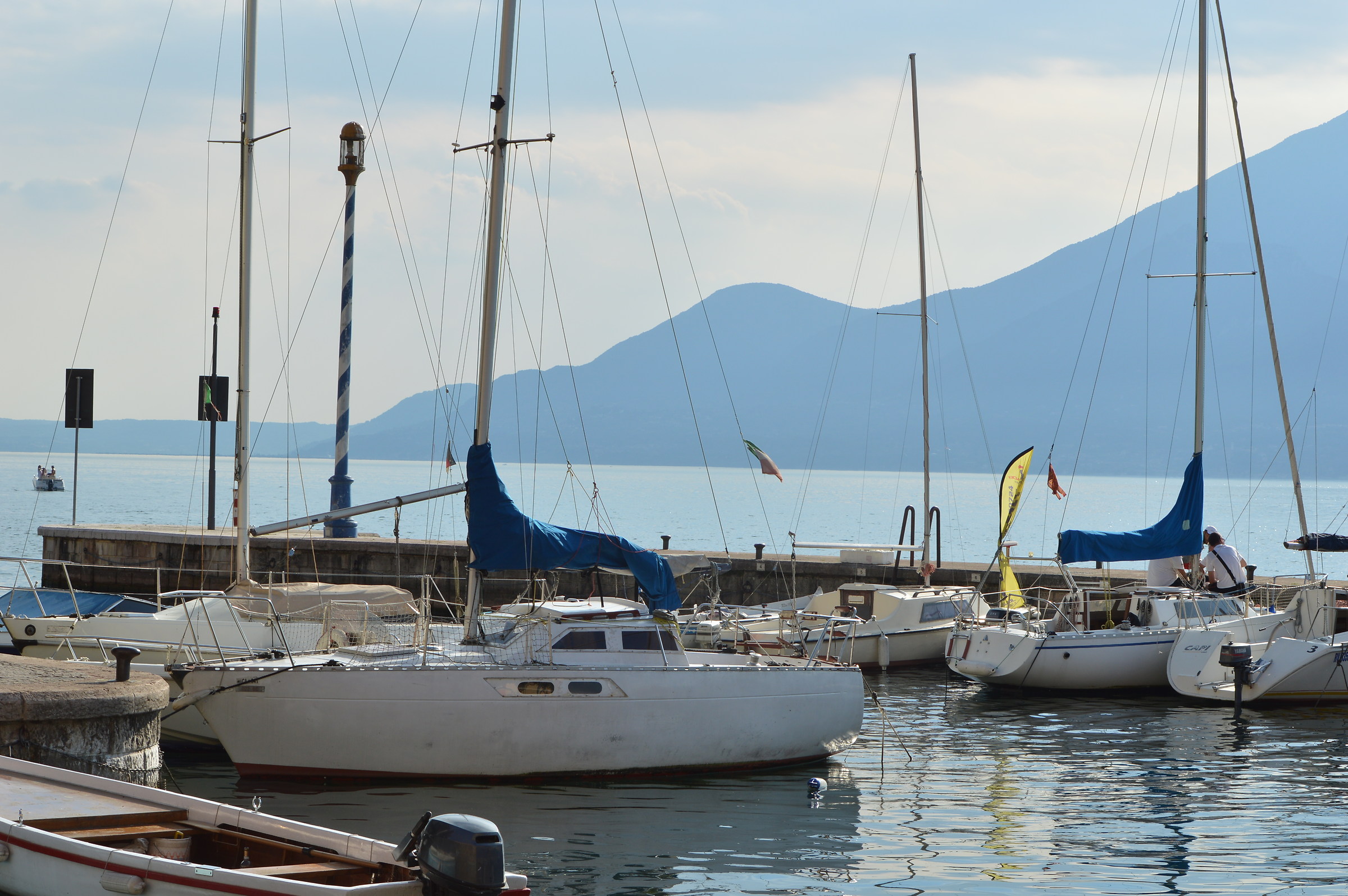 Boats to Lake Garda