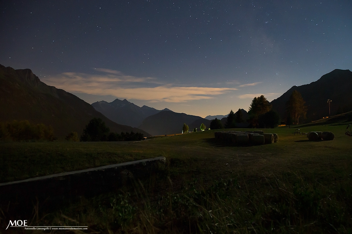 una notte d'estate sotto le stelle