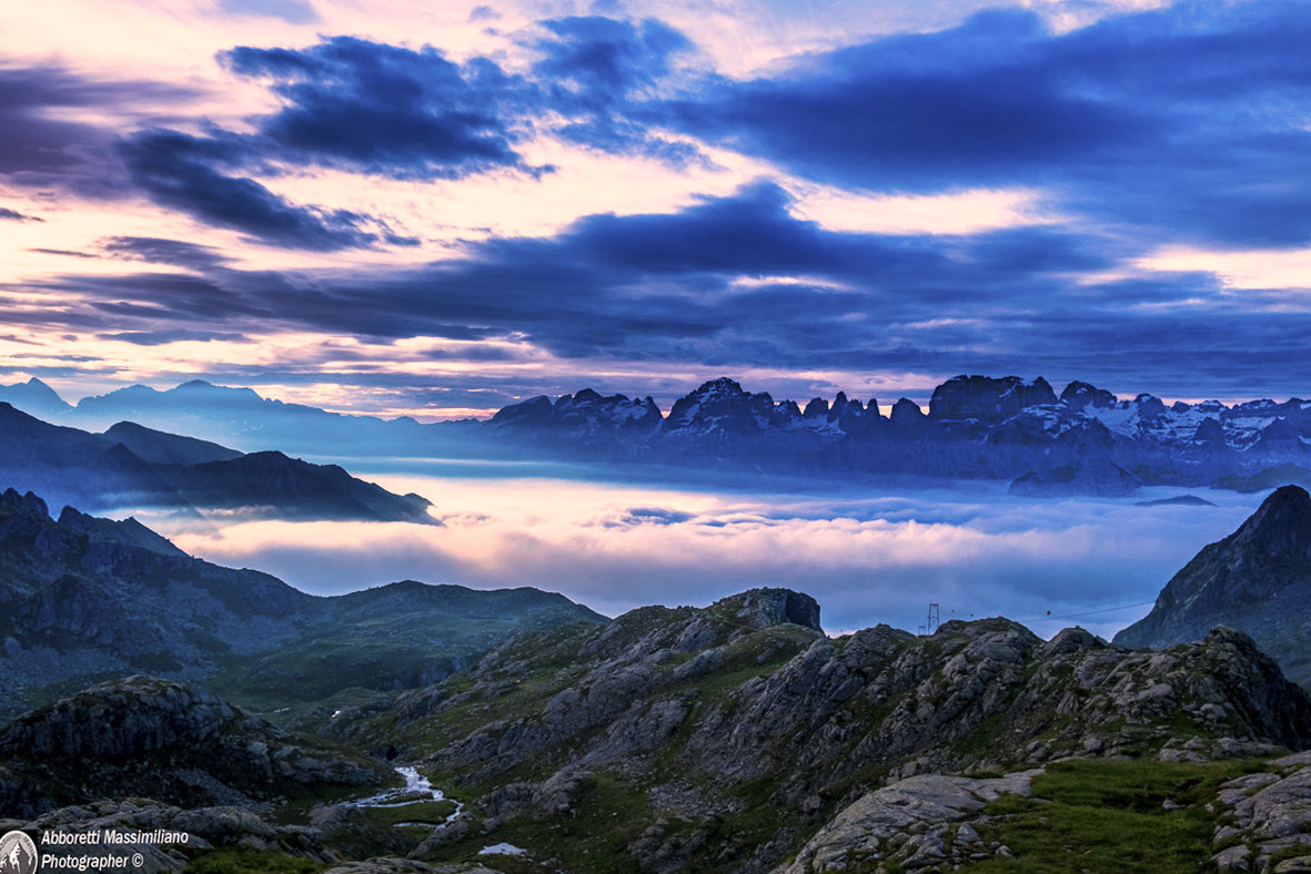 Blue Hour 'from rif.Segantini (val Amola)