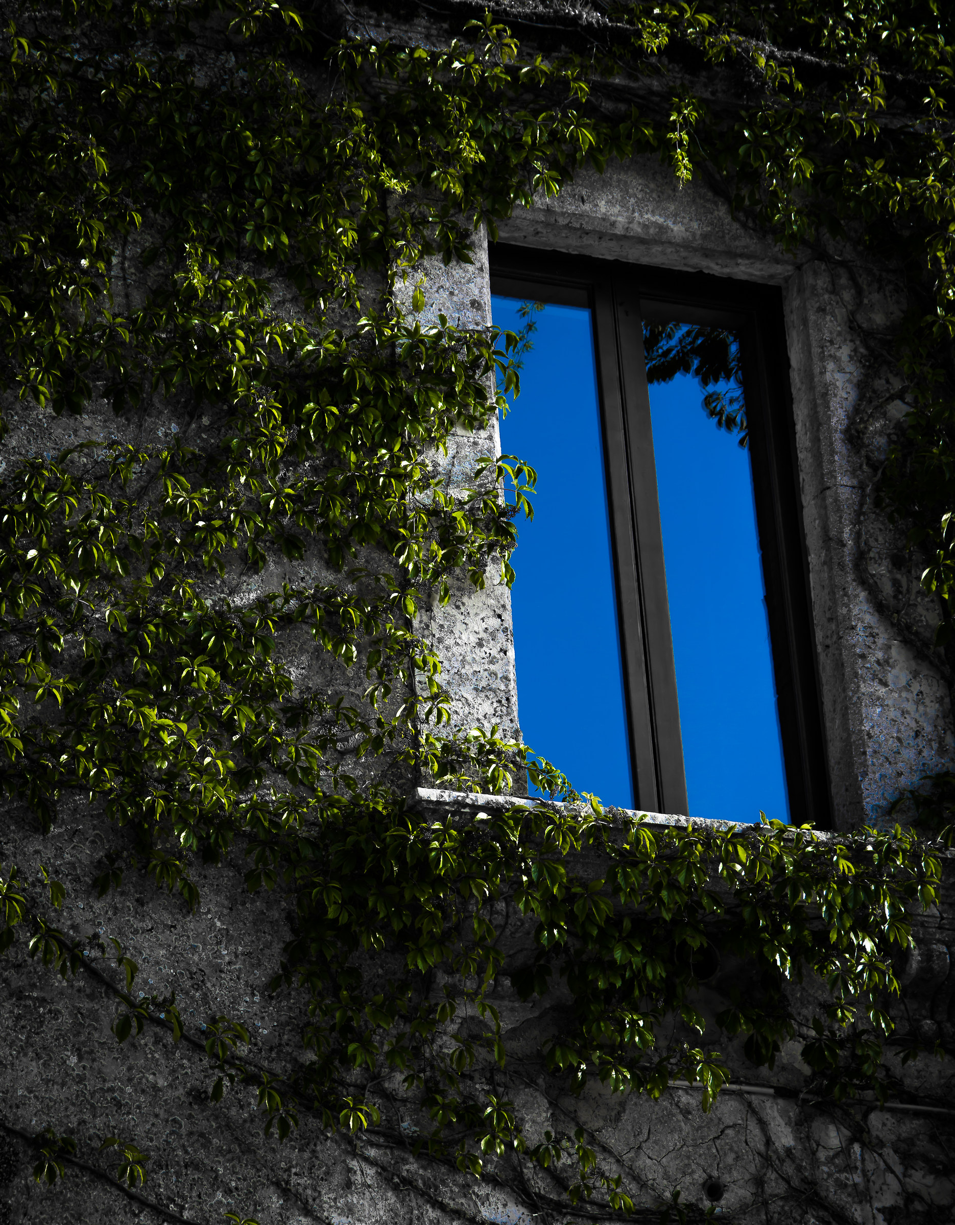 the sky in a room...