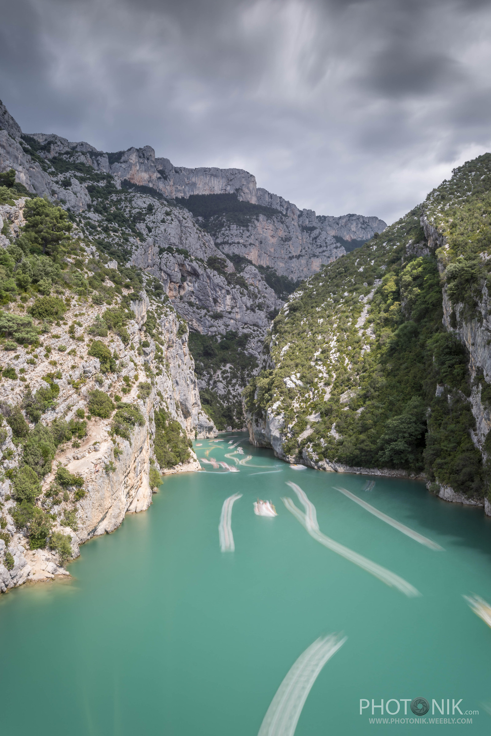 Gole del Verdon dal basso