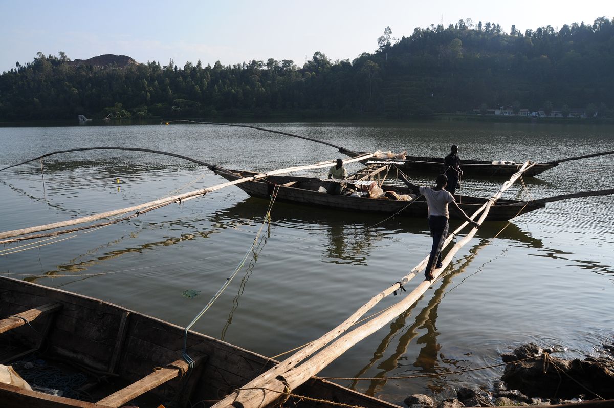 fishing boats - Lake Kivu- Rwanda