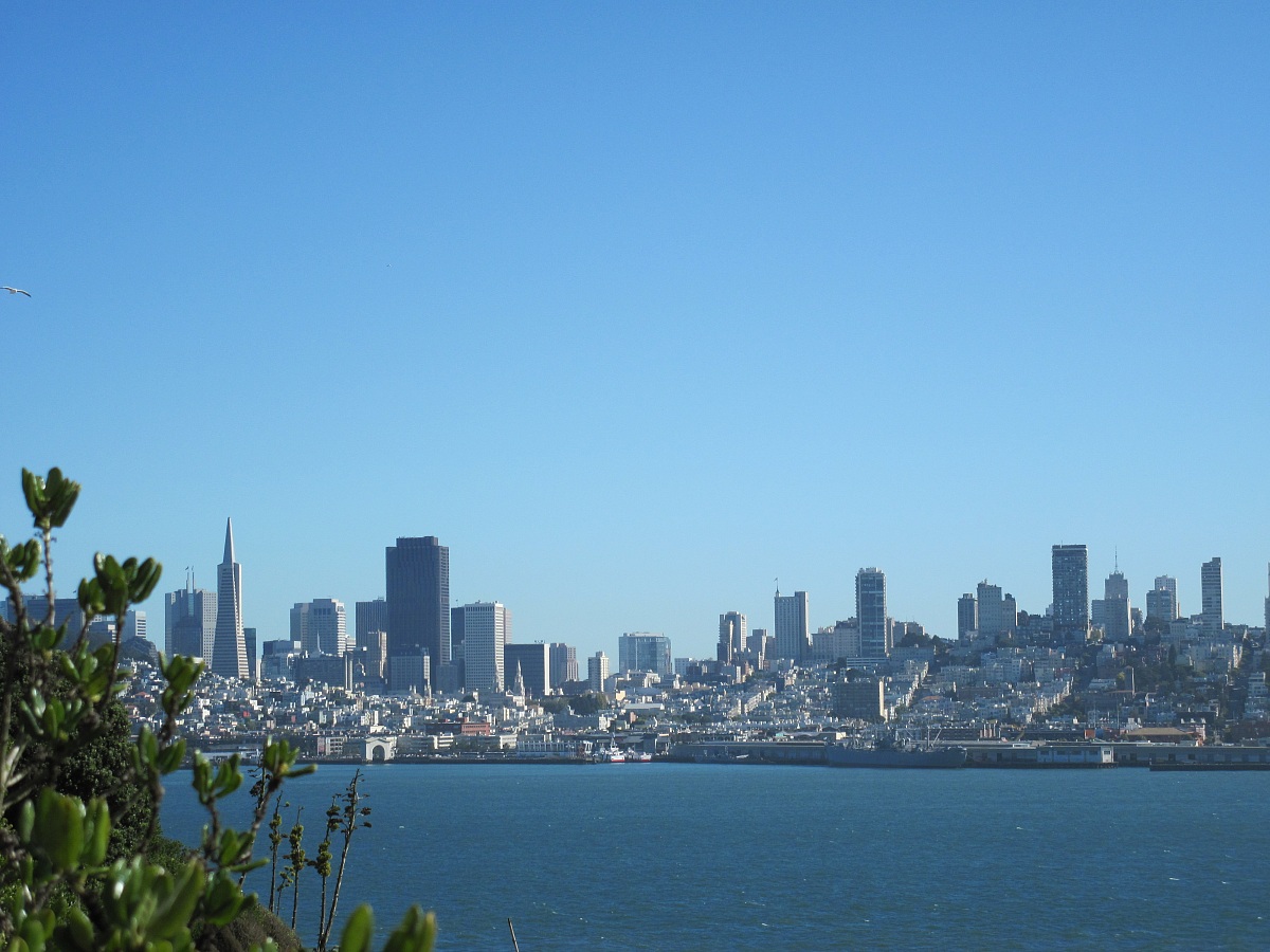 Baia vista da Alcatraz