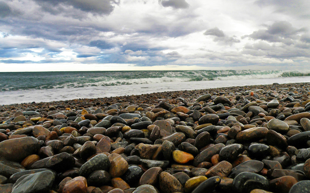 Sea pebbles