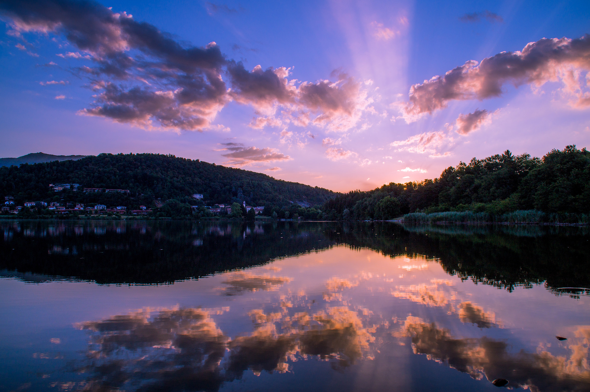 Reflections on the lake
