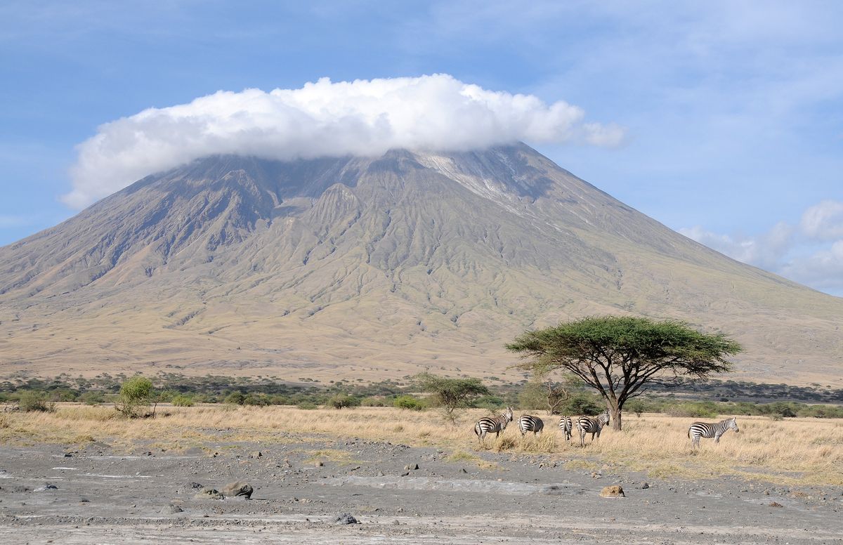 il vulcano dopo l'alba