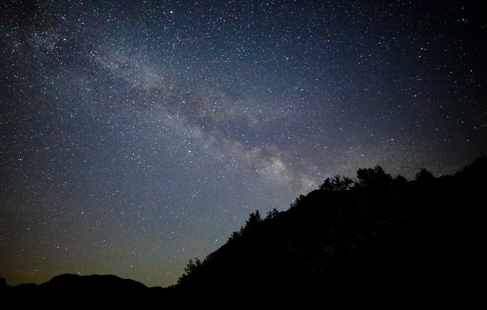 even from the hill of tent