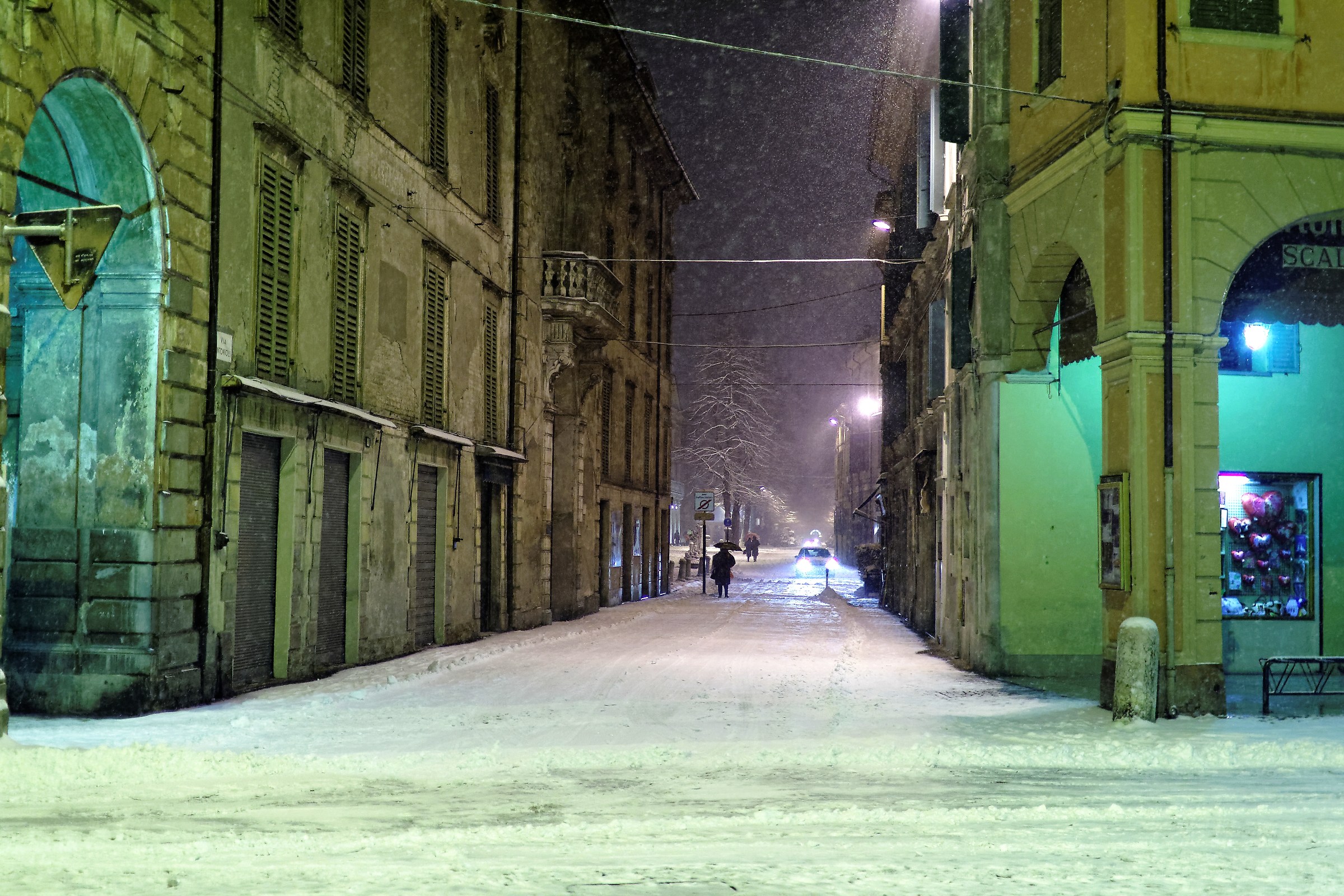 Neve a Correggio