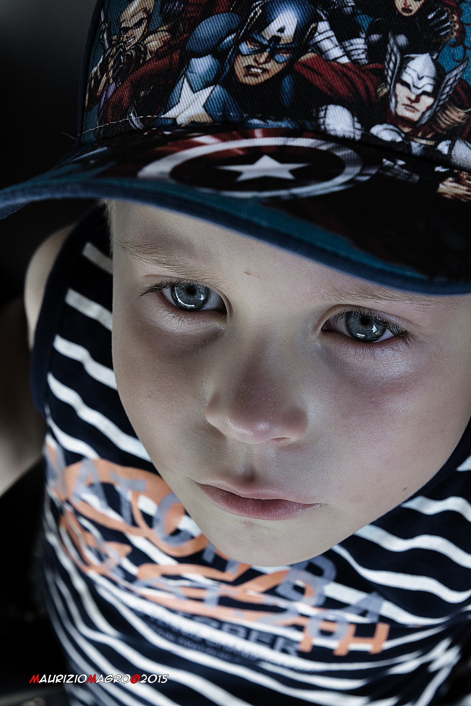 Francesco con cappellino "Arengers"