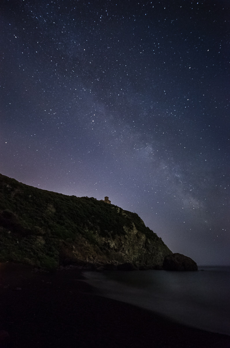 Via Lattea a Cala del Leone
