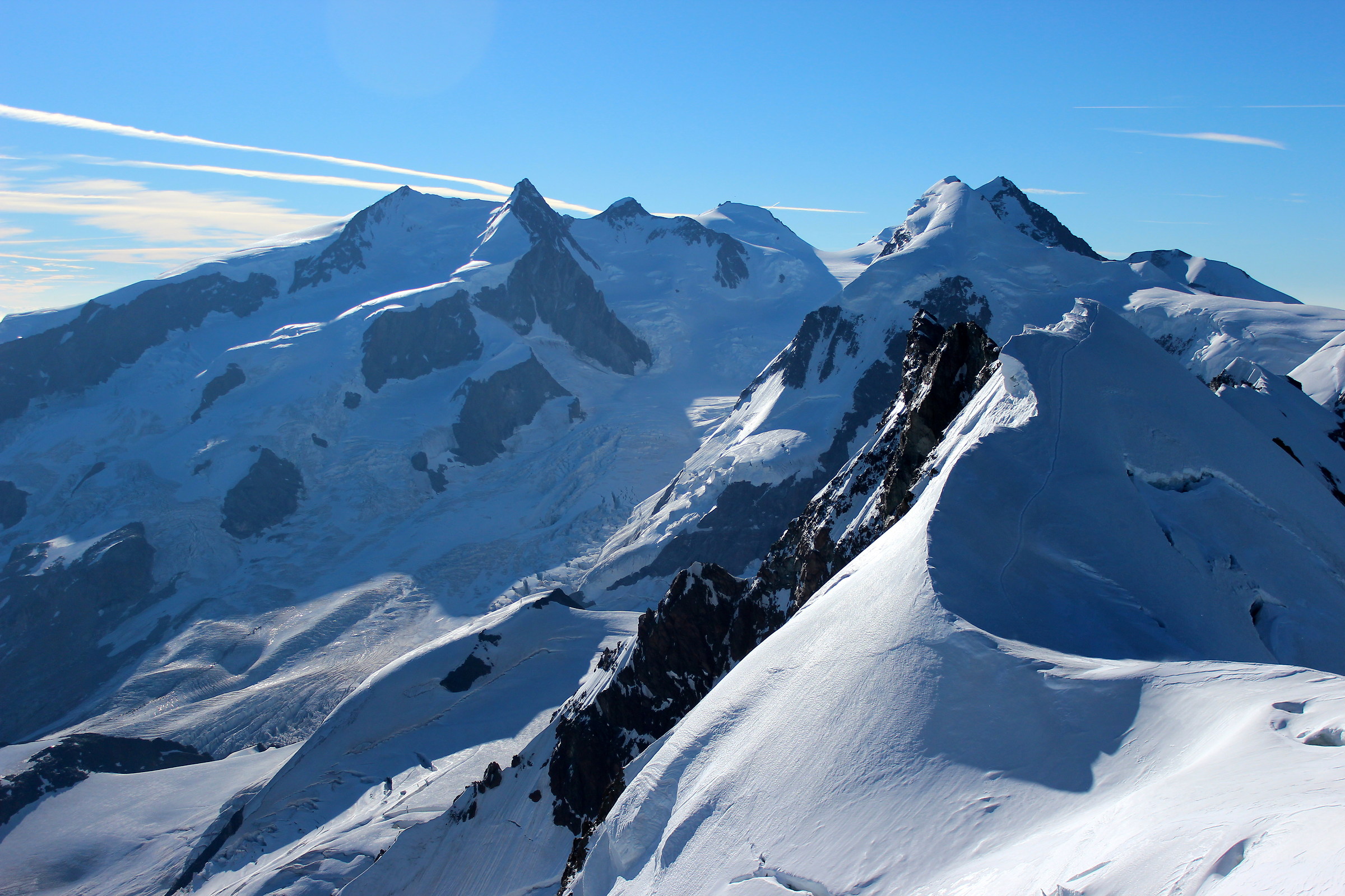 Il Monte Rosa dal Breithorn Occidentale