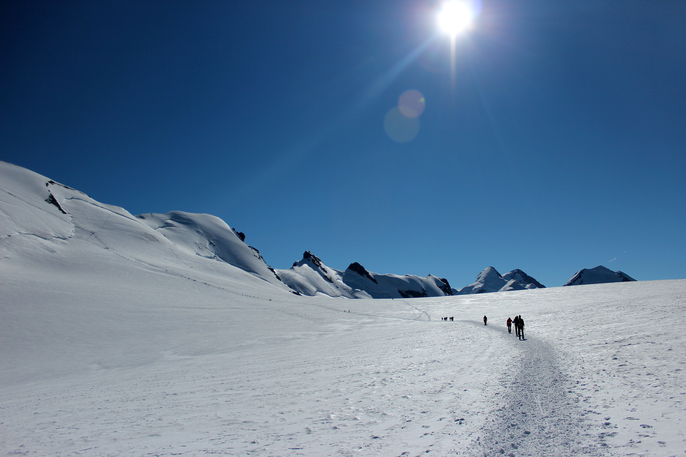 Sul Colle del Breithorn