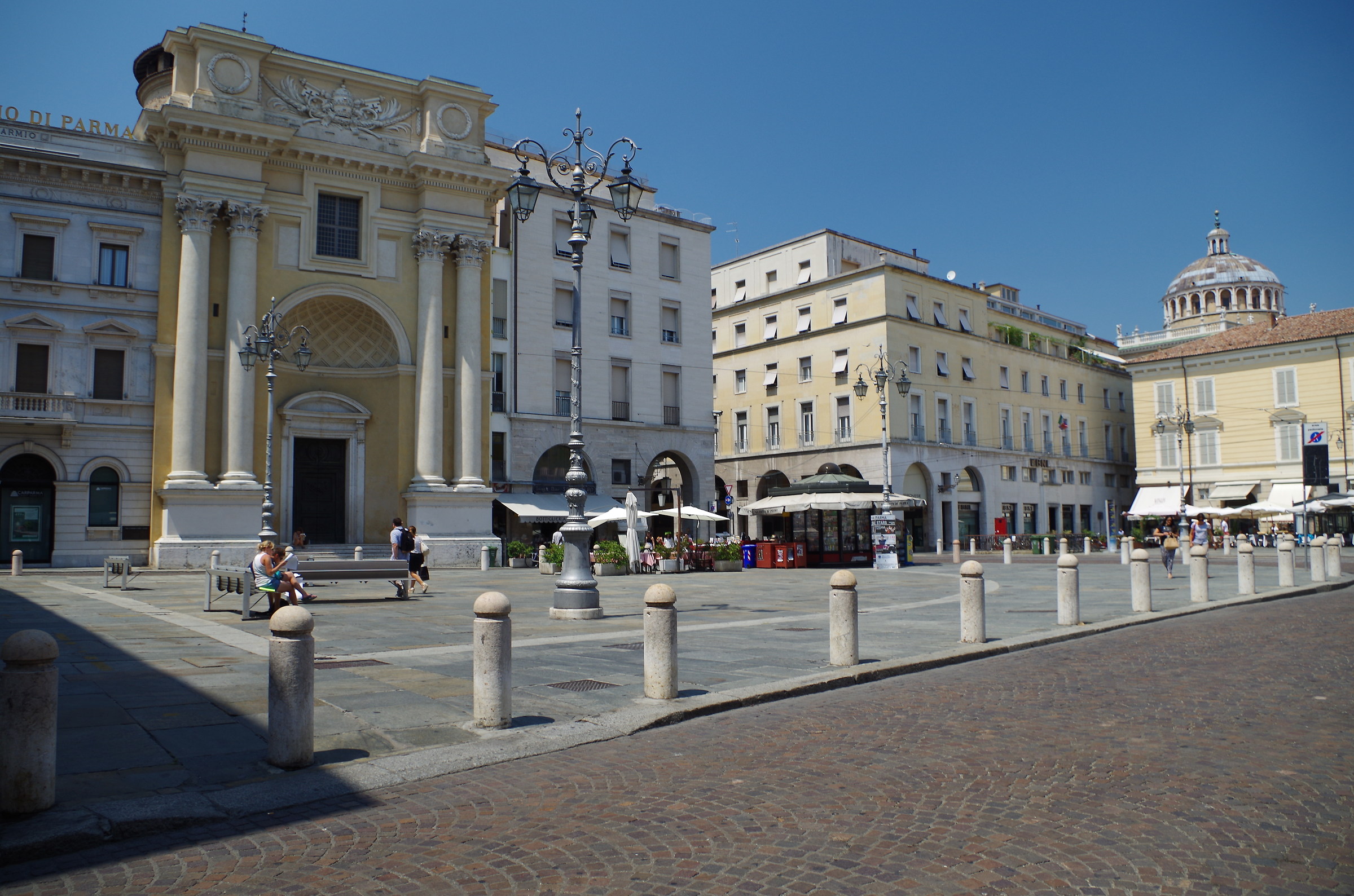 Parma: Piazza Garibaldi.