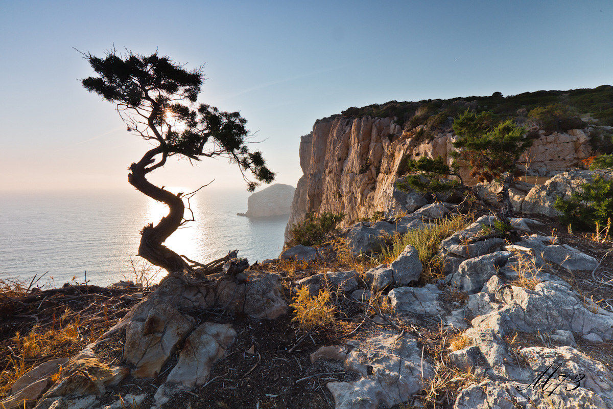 A sunset at Capo Caccia