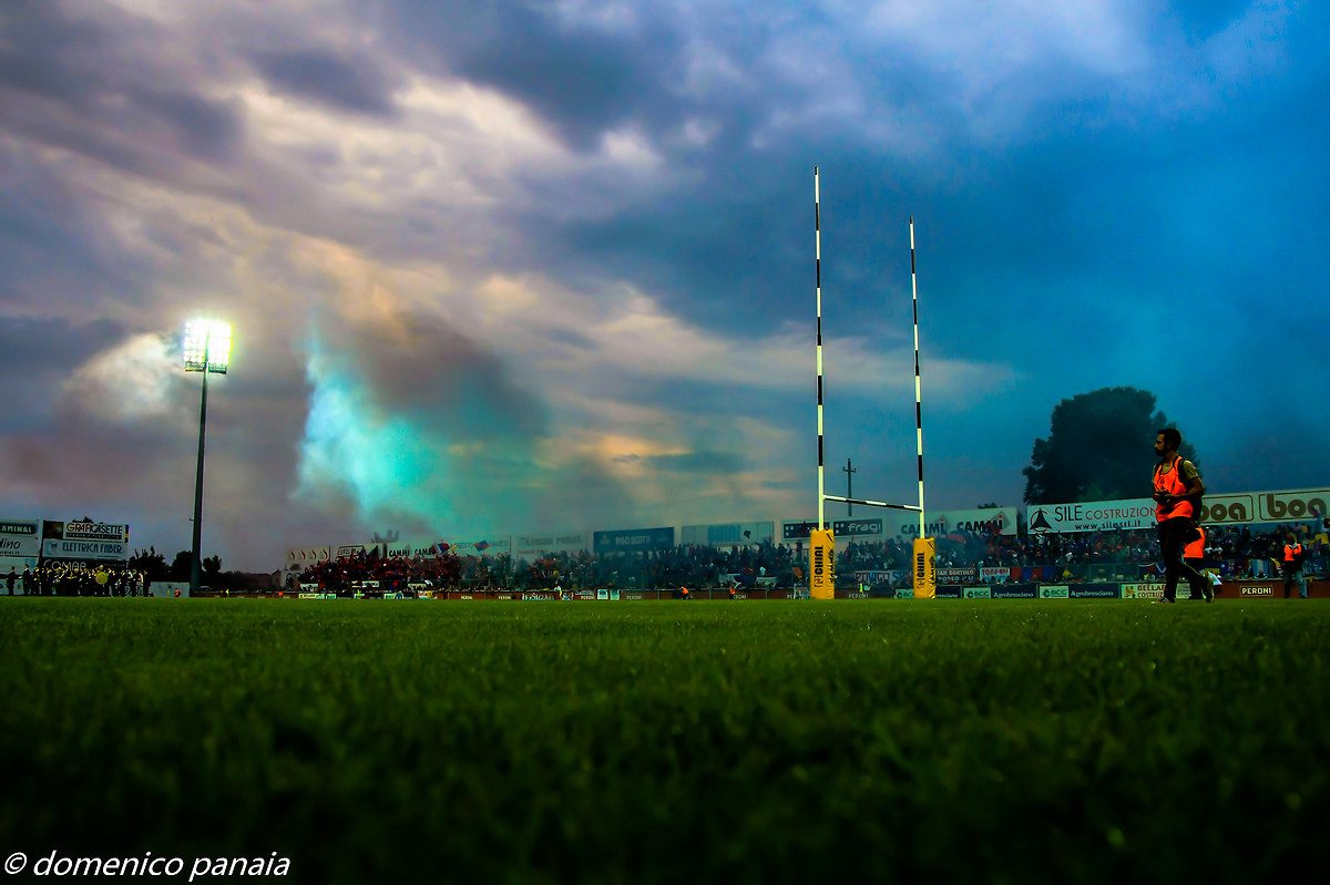 rugby al tramonto