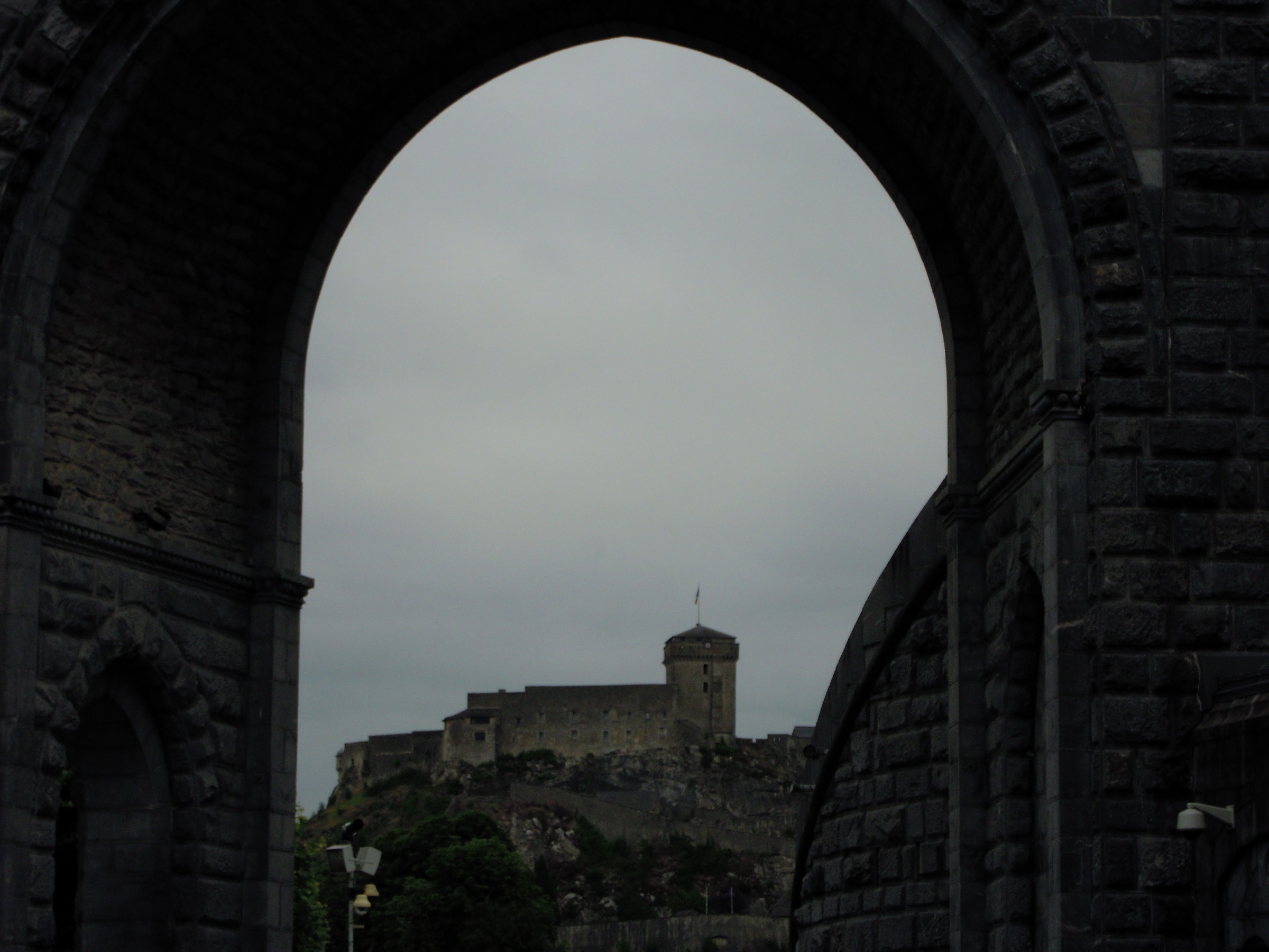Lourdes was a dark and stormy night