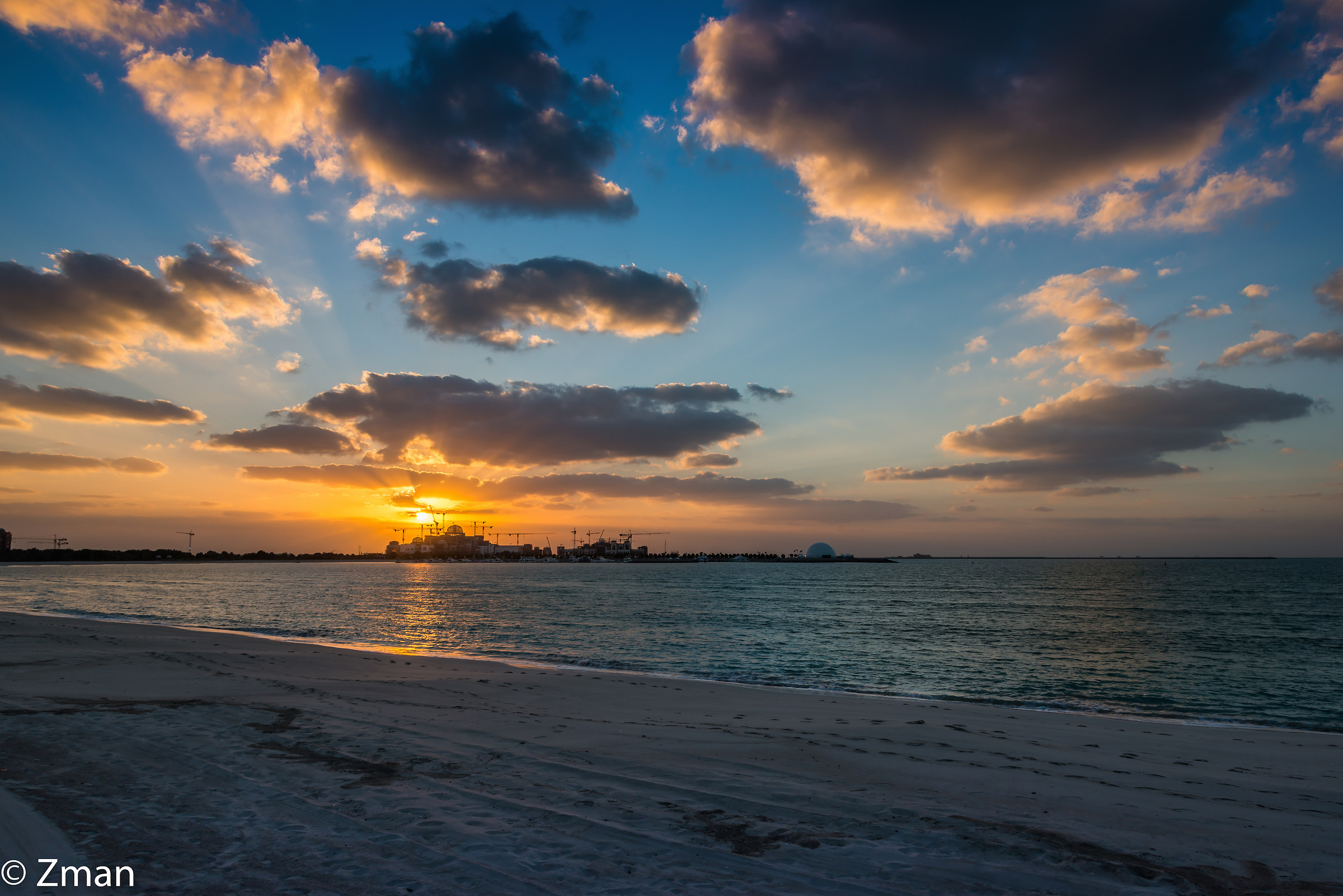 The New Presidential Palace at Sunset