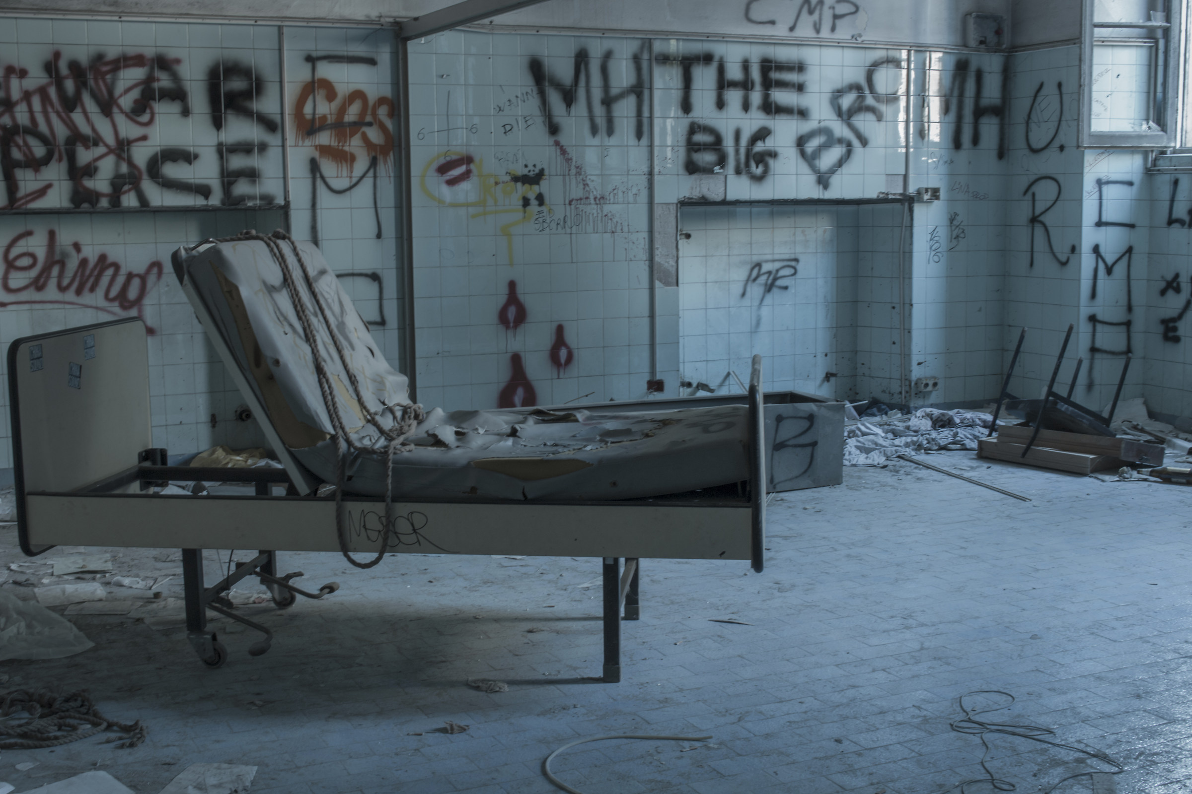 Nel manicomio abbandonato