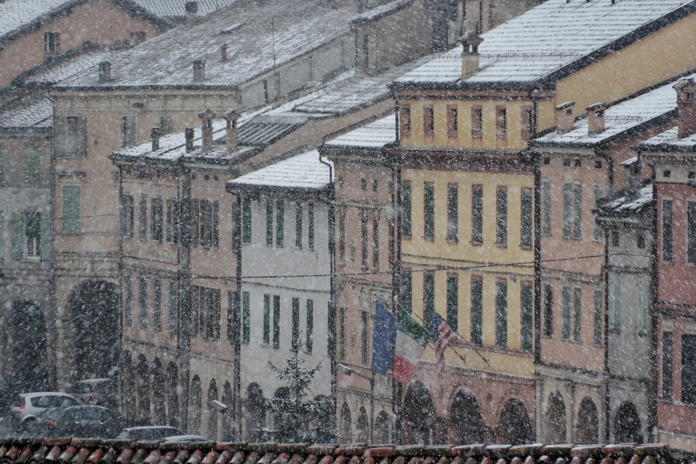 Neve a Correggio
