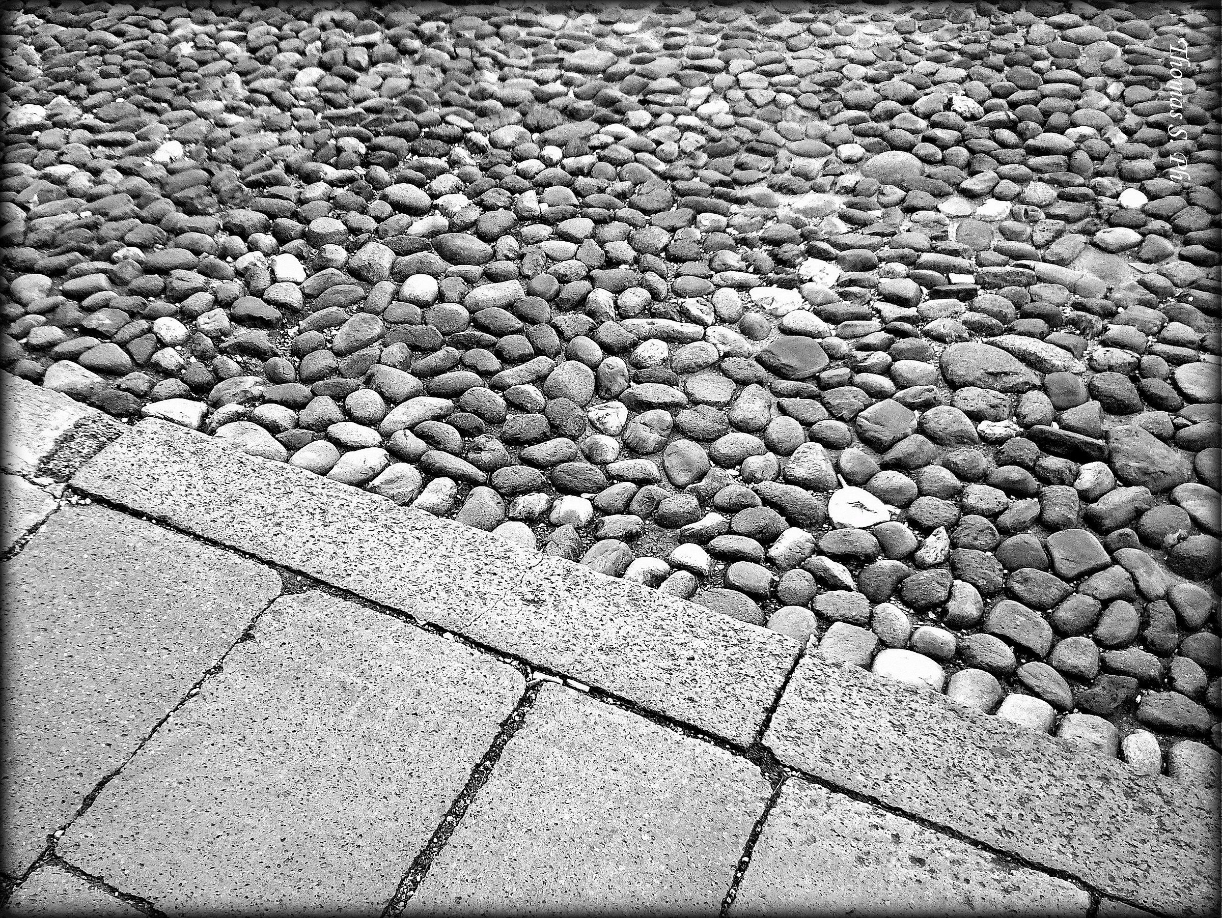 Ciottoli e sampietrini, Corso Ercole I d'Este, Ferrara