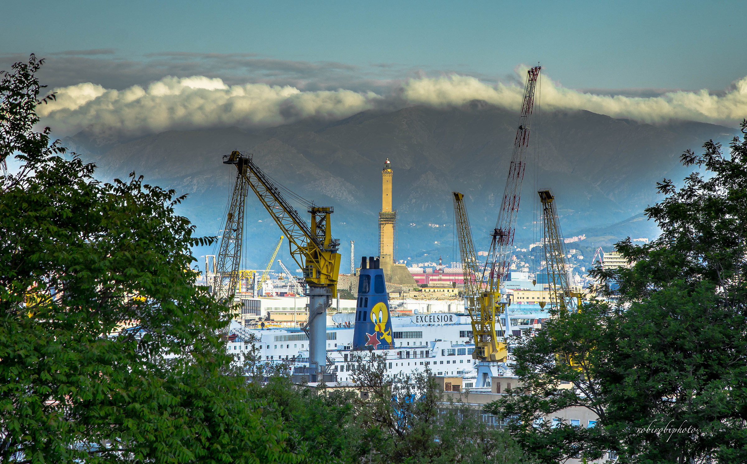 Genova..... e in mezzo il porto