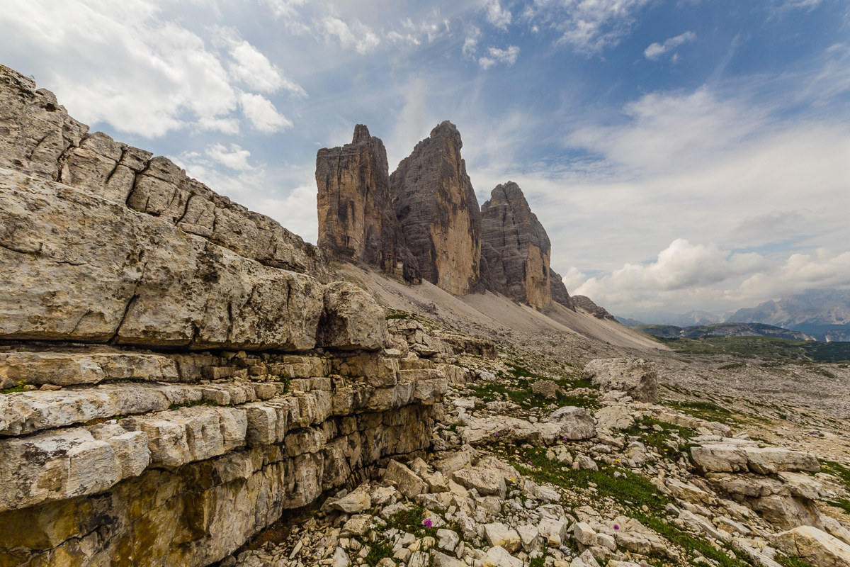 At the foot of the giants