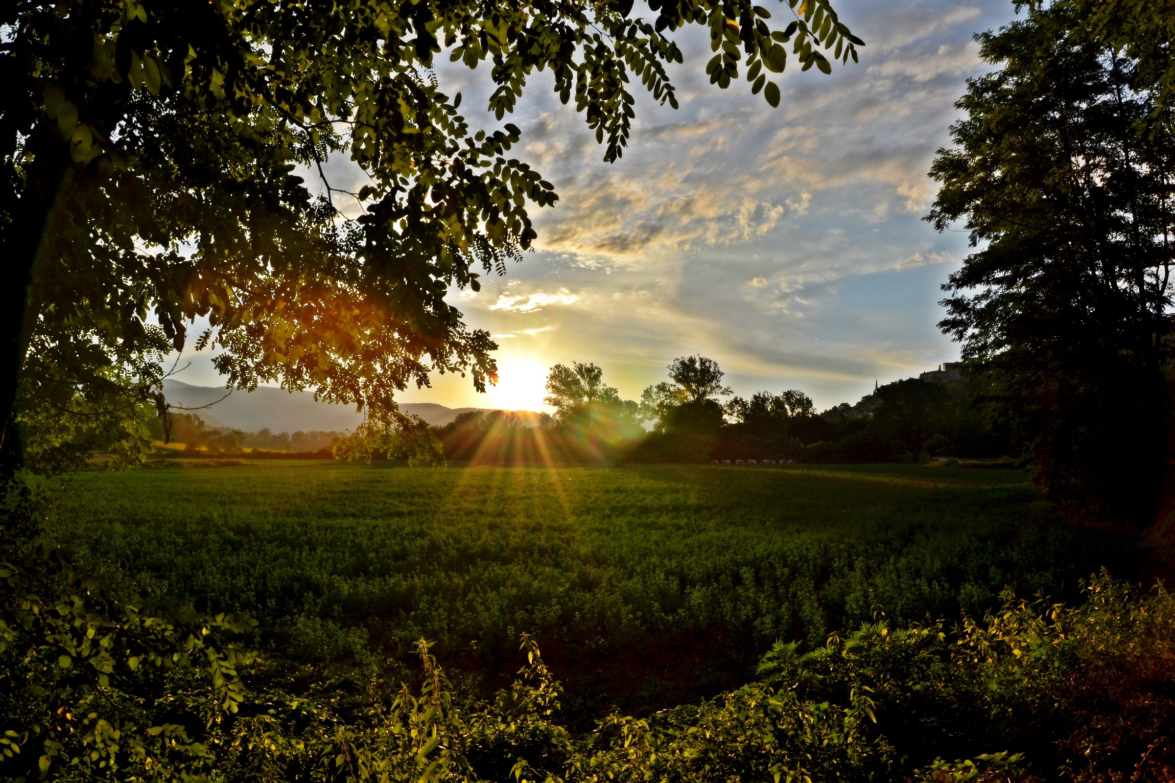 Sunset in Tuscany
