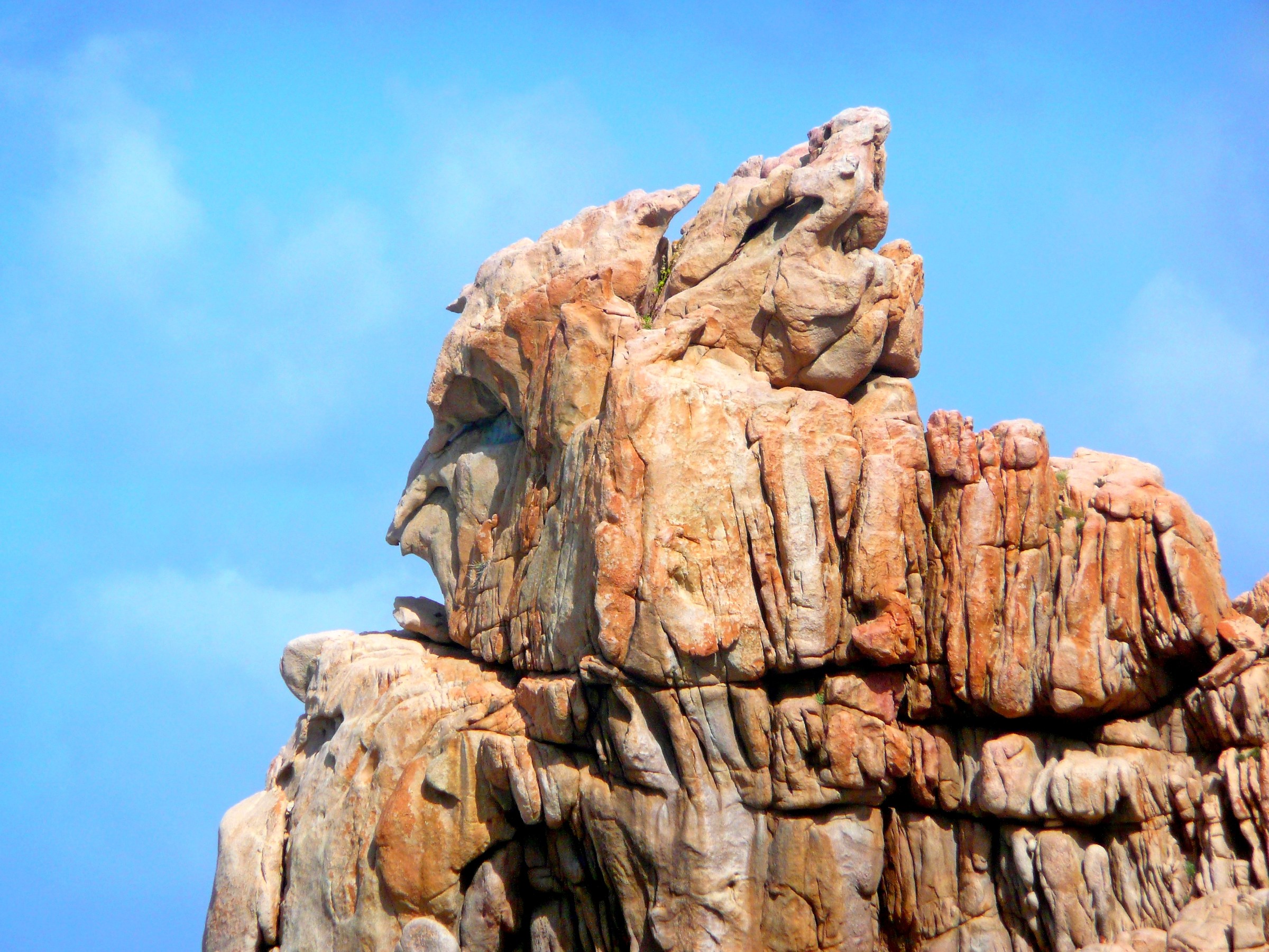 scultura marina - il guerriero