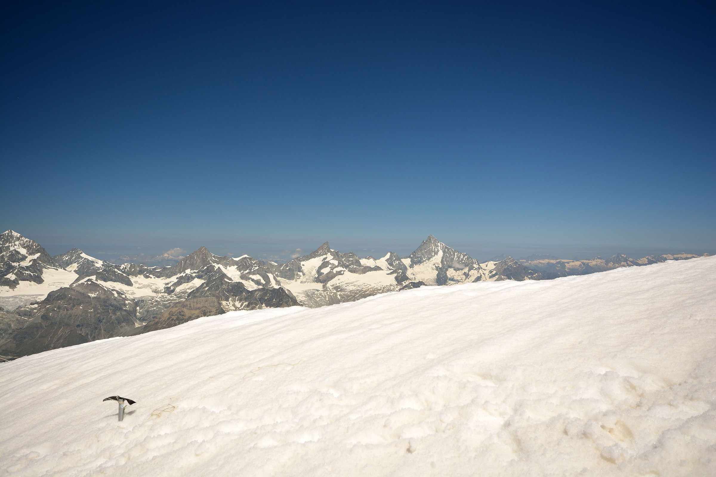 from the top of the western Breithorn