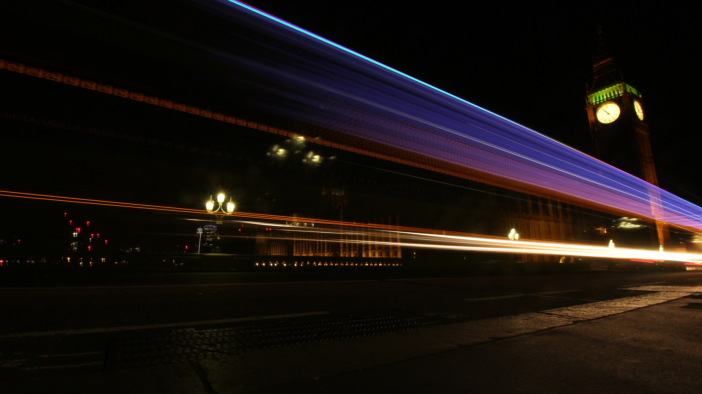 Lights under the Clock