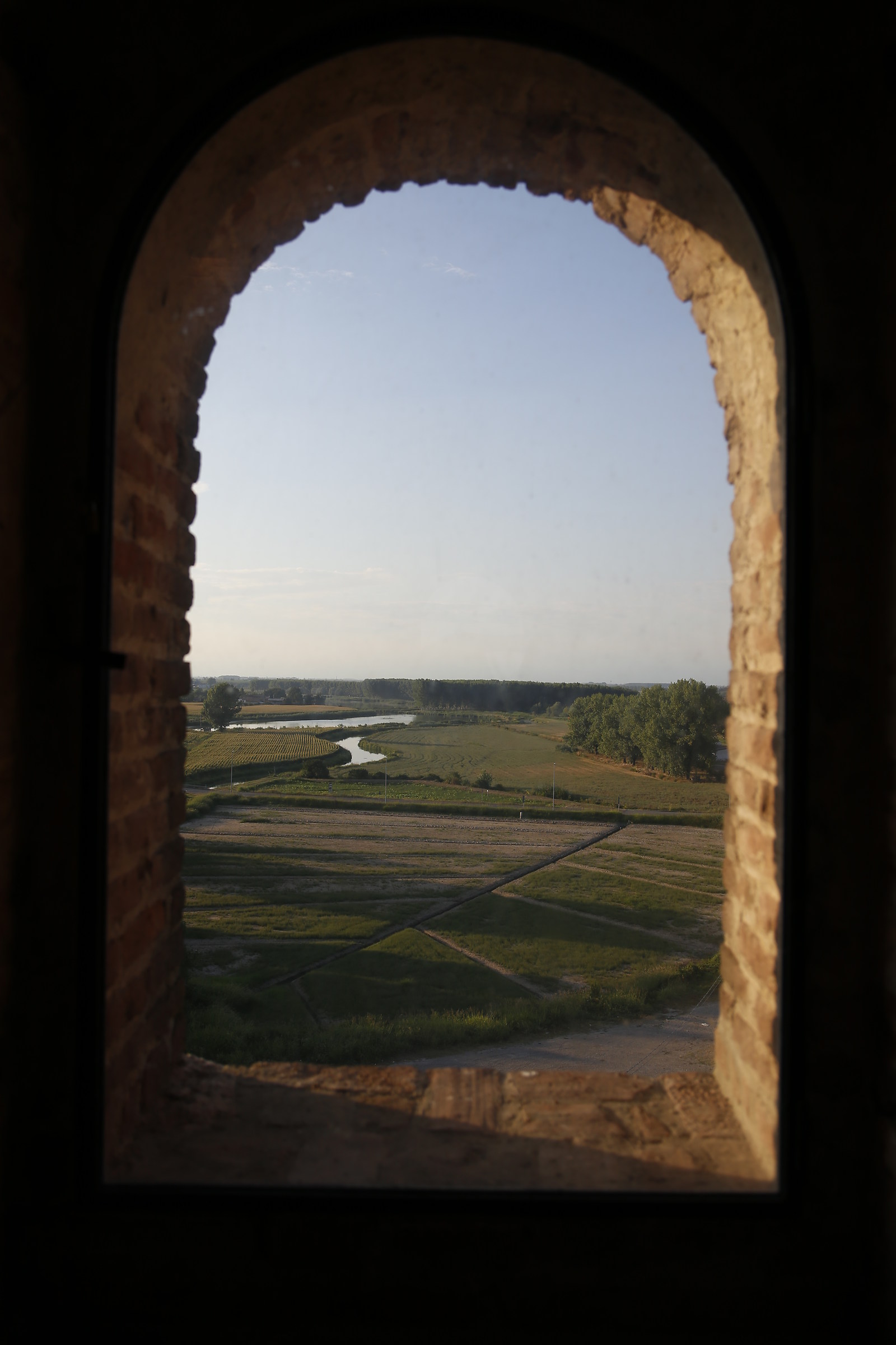 view from the castle of Villimpenta