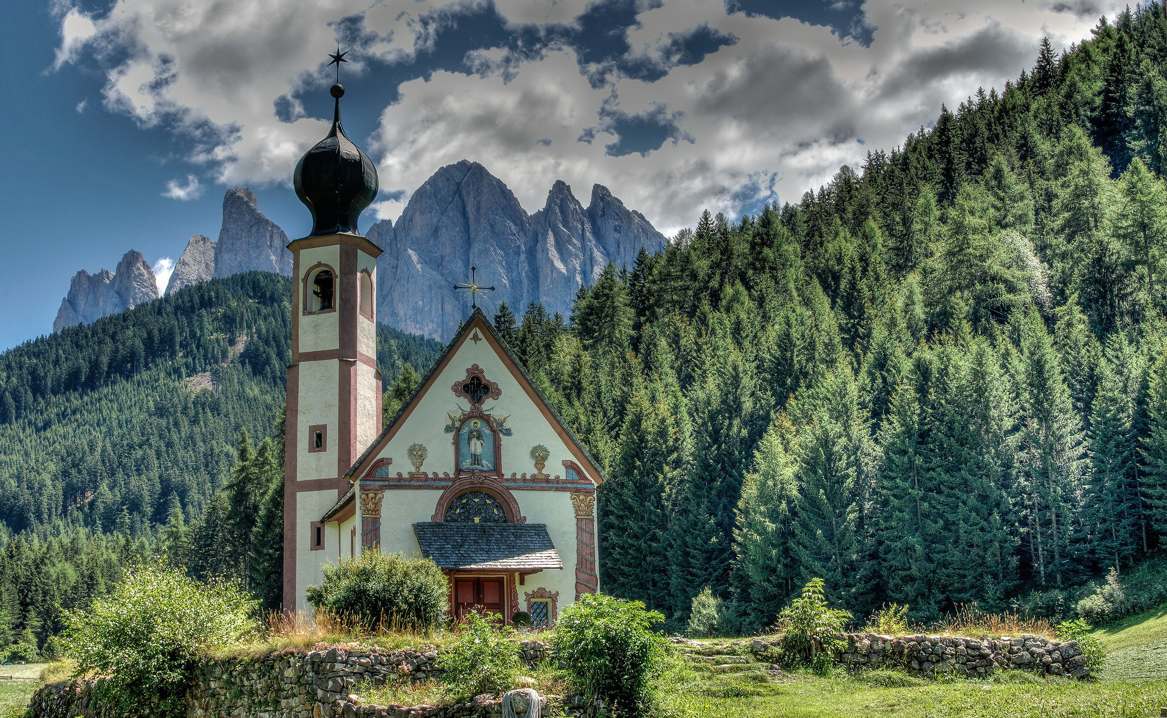 Chiesetta di S.Giovanni in Ranui, Val di Funes e Odle